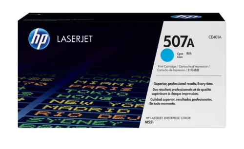 Toner HP laser 507A Cyan CE401A